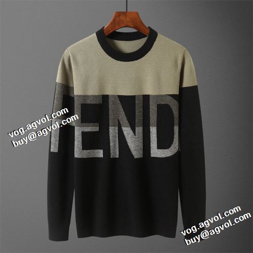 フェンディブランド コピー 2021秋冬 フェンディ FENDI 先行販売 人目を惹くデザイン セーター 防寒機能ある プリント柄