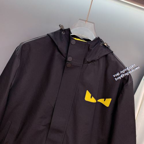 フェンディコピーブランド 2022早春 FENDI ブルゾン ジャケット プリント柄 スナップ止め仕様 上質 コスパ最高のプライス