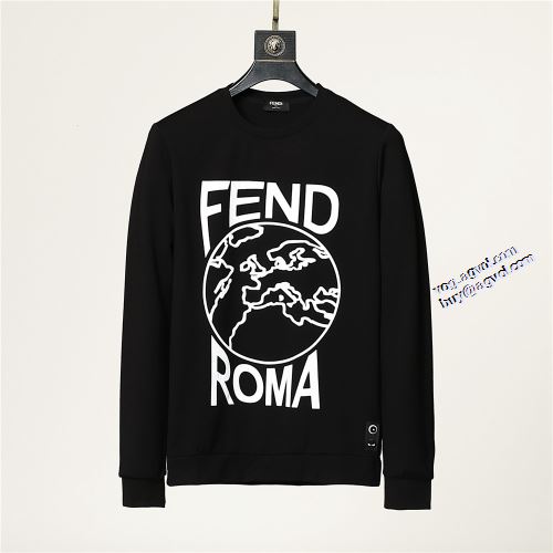 希少価値大！程よい厚み フェンディブランド コピー  大好評 2022新作 FENDI プルオーバーパーカー 2色可選 オシャレロゴパーカー