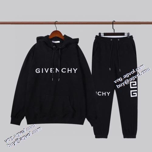 2021秋冬 ジバンシー GIVENCHY 2色可選 ジバンシィブランド コピー 極上の着心地 上下セット 厚手の生地
