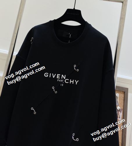 先行販売 2021秋冬 ジバンシー GIVENCHY プルオーバーパーカー 2色可選 ジバンシィコピー パーカーワンピース 定番無地パーカー 存在感のある