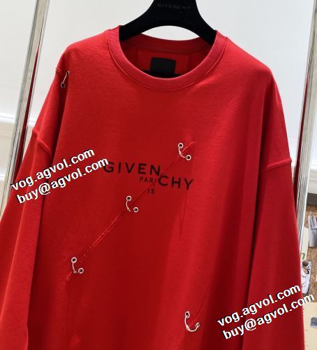 先行販売 2021秋冬 ジバンシー GIVENCHY プルオーバーパーカー 2色可選 ジバンシィコピー パーカーワンピース 定番無地パーカー 存在感のある