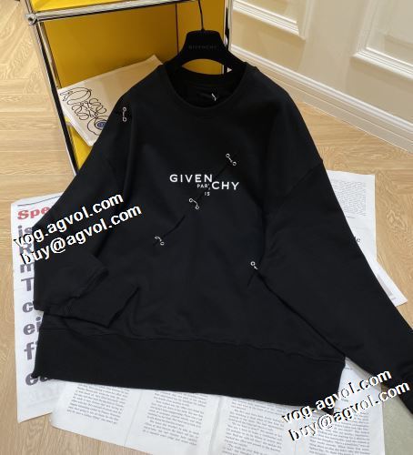先行販売 2021秋冬 ジバンシー GIVENCHY プルオーバーパーカー 2色可選 ジバンシィコピー パーカーワンピース 定番無地パーカー 存在感のある