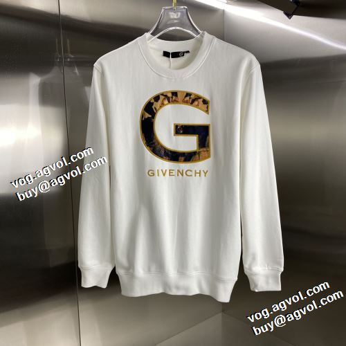 豊富なサイズ 秋着用 2021秋冬 ジバンシー GIVENCHY プルオーバーパーカー ジバンシィブランド 偽物 通販 オリジナルプリント 2色可選