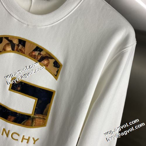 豊富なサイズ 秋着用 2021秋冬 ジバンシー GIVENCHY プルオーバーパーカー ジバンシィブランド 偽物 通販 オリジナルプリント 2色可選