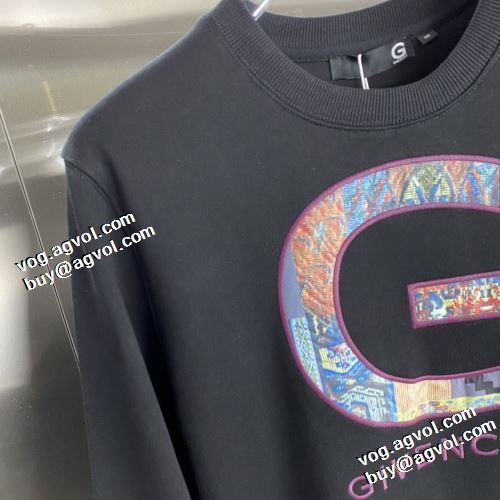 豊富なサイズ 秋着用 2021秋冬 ジバンシー GIVENCHY プルオーバーパーカー ジバンシィブランド 偽物 通販 オリジナルプリント 2色可選