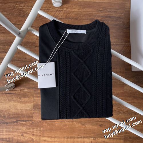 高級感ある セーター 2021秋冬 ジバンシー GIVENCHY 優美なファー使い ジバンシィスーパーコピー 適度な厚み 防寒機能ある