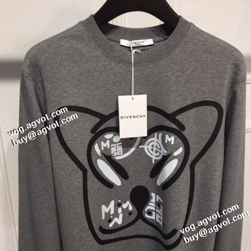 ジバンシィブランドスーパーコピー 2021秋冬 ジバンシー GIVENCHY プルオーバーパーカー 3色可選 綺麗に決まるフォルム！犬の頭図案 防寒 アウトドア系