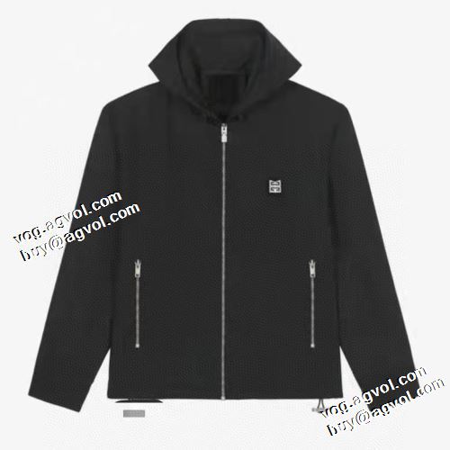 2021秋冬 ジバンシー GIVENCHY ブルゾン フード付きコート 個性的なデザ 楽に着用出来る ファスナポケットが斜めになっているデザイン ジバンシィブランドコピー