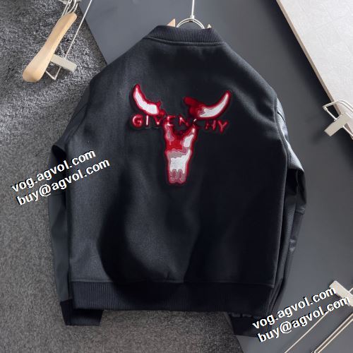 ジバンシィブランド コピー 2021秋冬 ジバンシー GIVENCHY 革ジャンパー 適度な厚み スナップ止め仕様 人気商品登場