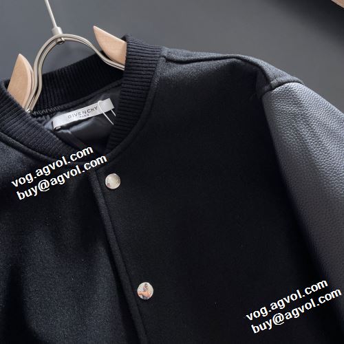 ジバンシィブランド コピー 2021秋冬 ジバンシー GIVENCHY 革ジャンパー 適度な厚み スナップ止め仕様 人気商品登場
