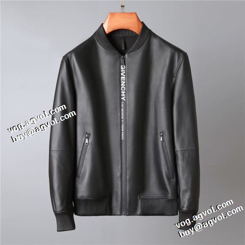 上品上質 2021秋冬 ジバンシー GIVENCHY 革ジャンパー 防寒機能ある 上質  ポケットづき ジバンシィコピー ブランド