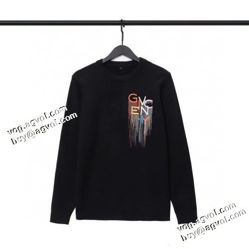 海外セレブ愛用 2021秋冬 ジバンシー GIVENCHY セーター リブ付 防寒 程よい厚み 3色可選 大好評 ジバンシィコピー ブランド