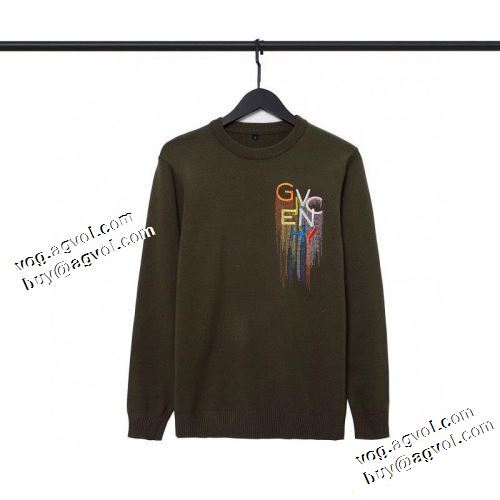 海外セレブ愛用 2021秋冬 ジバンシー GIVENCHY セーター リブ付 防寒 程よい厚み 3色可選 大好評 ジバンシィコピー ブランド