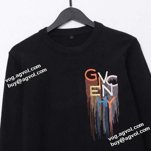 海外セレブ愛用 2021秋冬 ジバンシー GIVENCHY セーター リブ付 防寒 程よい厚み 3色可選 大好評 ジバンシィコピー ブランド