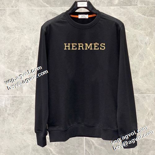 2021秋冬 エルメス HERMES 先行販売 エルメスコピー 2色可選 厚手の生地 ロゴパーカー 防寒