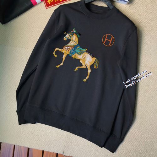 シンプルなデザイン スタイリッシュな印象 エルメススーパーコピー 2色可選 2021秋冬 エルメス HERMES プルオーバーパーカー 厚手
