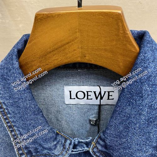 2021秋冬 上品に着こなせ ロエベ LOEWE デニムジャケット幅広いジャンル ロエベデニムジャケット偽物 通販