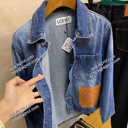 2021秋冬 上品に着こなせ ロエベ LOEWE デニムジャケット幅広いジャンル ロエベデニムジャケット偽物 通販