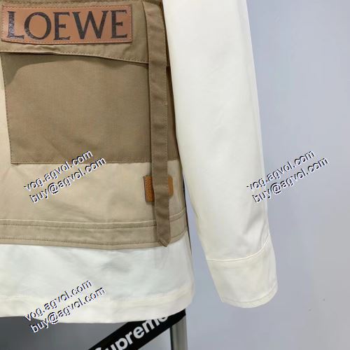 早くも完売している 2021秋冬 程よい厚み ロエベ LOEWE ジャケット ロエベコート 激安 スタイリッシュ