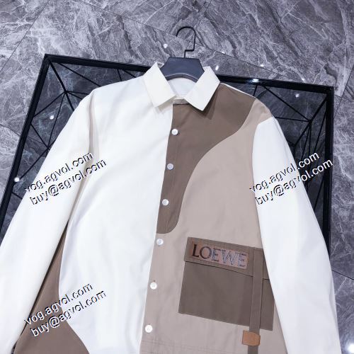 早くも完売している 2021秋冬 程よい厚み ロエベ LOEWE ジャケット ロエベコート 激安 スタイリッシュ