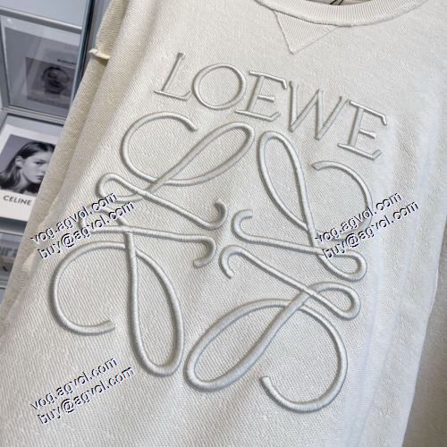 ジップパーカー ロエベプルオーバーパーカーコピー 2021秋冬 プルオーバーパーカー ロエベ LOEWE 今一番HOTな新品