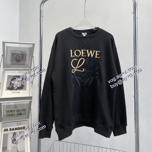 実用性に溢れるアイテム ロエベブランド コピー 2色可選 2021秋冬 ロエベ LOEWE プルオーバーパーカー オリジナルプリント
