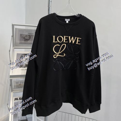 実用性に溢れるアイテム ロエベブランド コピー 2色可選 2021秋冬 ロエベ LOEWE プルオーバーパーカー オリジナルプリント