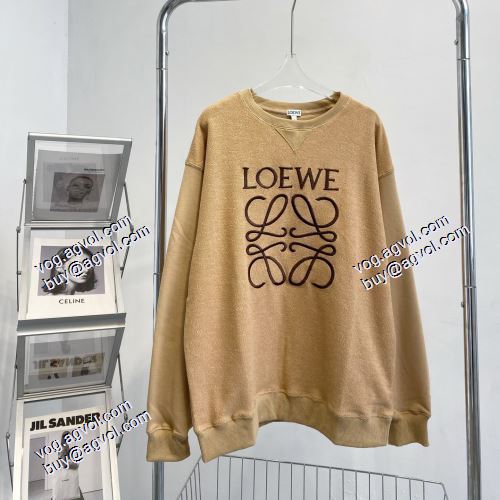おしゃれに絶大な人気の 秋の定番 プルオーバーパーカー 2021秋冬 ロエベ LOEWE ロエベプルオーバーパーカーコピー オシャレロゴパーカー