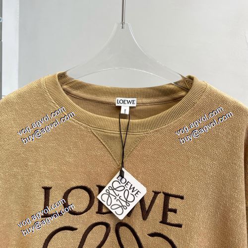 おしゃれに絶大な人気の 秋の定番 プルオーバーパーカー 2021秋冬 ロエベ LOEWE ロエベプルオーバーパーカーコピー オシャレロゴパーカー