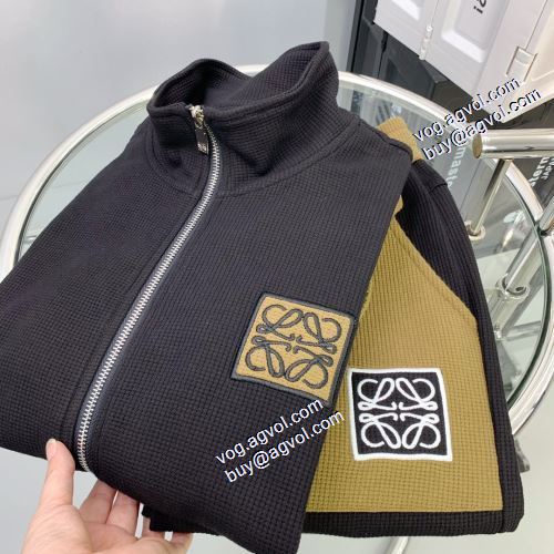 実用性に溢れるアイテム 2021秋冬 ロエベスーパーコピー 激安 ロエベ LOEWE 3色可選 セットアップ上下 スタンドネック 秋着用
