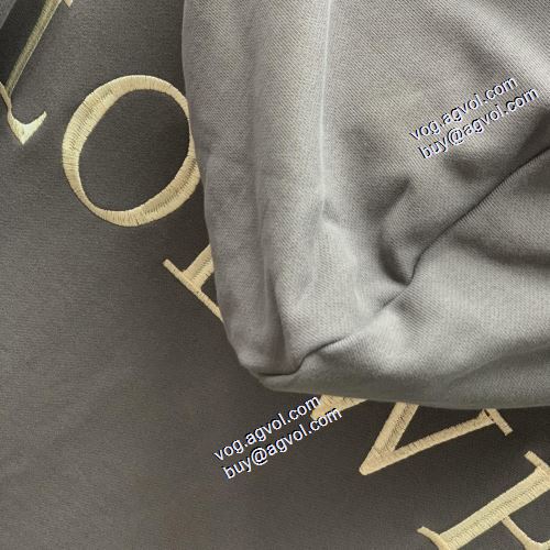 おしゃれさ抜群パーカ ロエベコピーブランド おしゃれに絶大な人気の 2021秋冬 ロエベ LOEWE 2色可選 パーカー リブ付