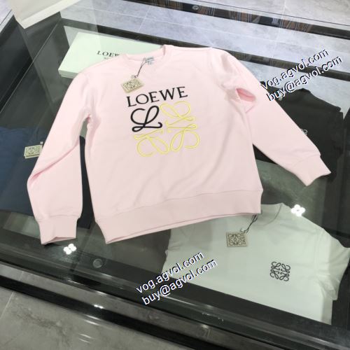 2021秋冬 男女兼用パーカー ロエベブランド コピー ロエベ LOEWE 一番人気の新作はこれ ロゴパーカー プルオーバーパーカー 