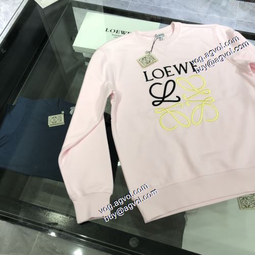 2021秋冬 男女兼用パーカー ロエベブランド コピー ロエベ LOEWE 一番人気の新作はこれ ロゴパーカー プルオーバーパーカー 