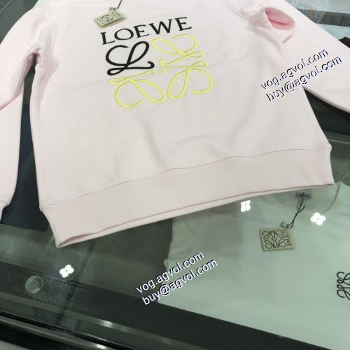 2021秋冬 男女兼用パーカー ロエベブランド コピー ロエベ LOEWE 一番人気の新作はこれ ロゴパーカー プルオーバーパーカー 