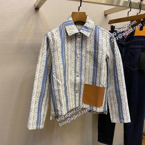チノパン 狙える優秀アイテム ステンカラーコート ロエベスーパーコピー 激安 2021秋冬 ロエベ LOEWE ジャケット 適度な厚み 