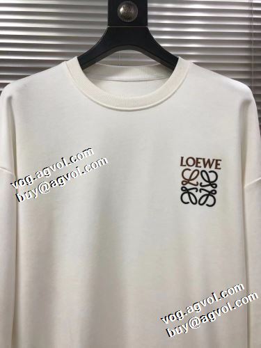 2色可選 厚手の生地 プルオーバーパーカー ロゴパーカー 2021秋冬 ロエベ LOEWE 個性的なデザ ロエベブランドコピー