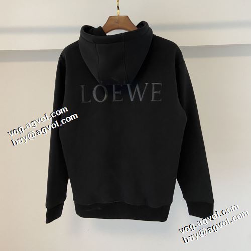 2021秋冬 ロエベ LOEWE パーカー ジャケット ロエベブランド 偽物 通販 選べる極上 適度な厚み 防寒機能ある