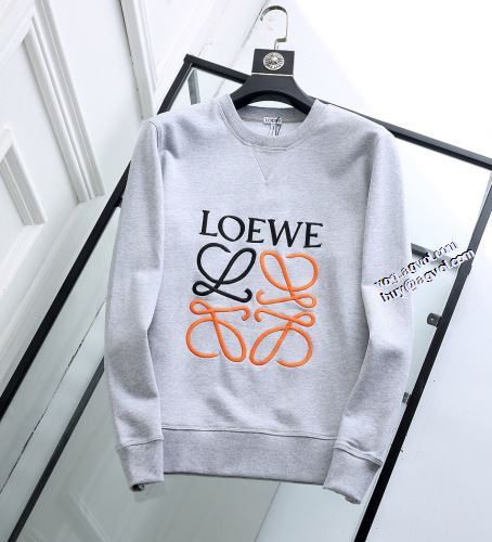 リブ付 ロゴパーカー 防寒 存在感のある 2021秋冬 ロエベ LOEWE プルオーバーパーカー 存在感のある ロエベブランド 偽物 通販