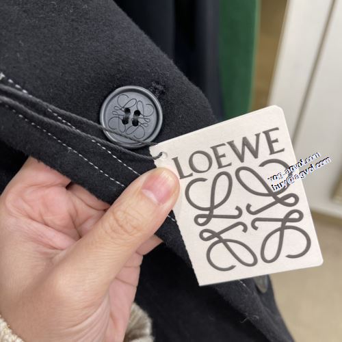 豊富なサイズ ジャケット ロングコート 防寒機能ある ロエベスーパーコピー 2021秋冬 ロエベ LOEWE フリースジャケット