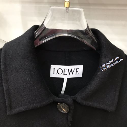 適度な厚み 風合いの出る 2021秋冬 ロエベ LOEWE 個性的 コート ロエベコピー 軽量ジャケット 高級感漂わせる
