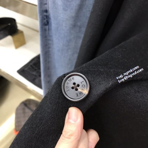 適度な厚み 風合いの出る 2021秋冬 ロエベ LOEWE 個性的 コート ロエベコピー 軽量ジャケット 高級感漂わせる