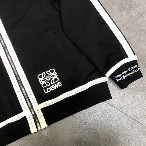 2021秋冬 ロエベ LOEWE セットアップ上下 ウインドブレーカー 厚手の生地 防寒 ロエベコピーブランド 2色可選 上品な輝きを放つ形