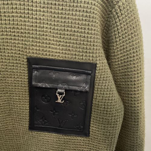 2022新作 ルイ ヴィトン LOUIS VUITTON セーター 5色可選 ポケットづき 編地切替デザイン 可愛い見た目 逸品 スタイリッシュな印象 ルイ ヴィトン偽物ブランド