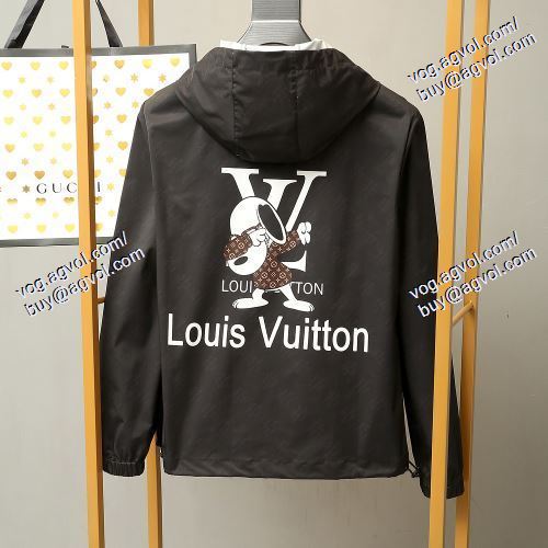  ルイ ヴィトン LOUIS VUITTON      大特価      2021春夏       LOUIS VUITTONブランド コピー     フード付きコート    2色可選 