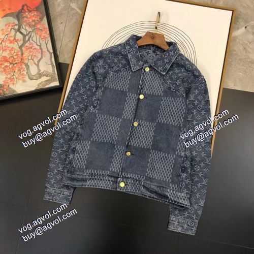 大好評 デニムジャケット 2色可選 2021秋冬 ルイ ヴィトン LOUIS VUITTON 優しい色合い ルイ ヴィトンコピー