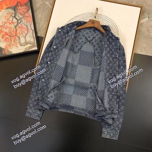 大好評 デニムジャケット 2色可選 2021秋冬 ルイ ヴィトン LOUIS VUITTON 優しい色合い ルイ ヴィトンコピー