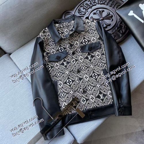 ルイ ヴィトンコピー ブランド 存在感のある 2021秋冬 ルイ ヴィトン LOUIS VUITTON 満足できるコート 優美なお出かけスタイル