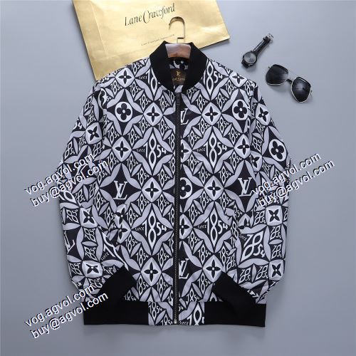 ファション性の高い 2021秋冬 ルイ ヴィトン LOUIS VUITTON ブルゾン 上質 ルイ ヴィトンブランドコピー 2色可選