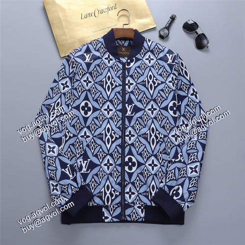 ファション性の高い 2021秋冬 ルイ ヴィトン LOUIS VUITTON ブルゾン 上質 ルイ ヴィトンブランドコピー 2色可選